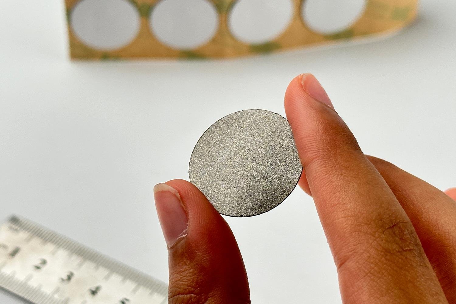 25mm Dia HF RFID Esnek Metal Etiketi - Ntag213