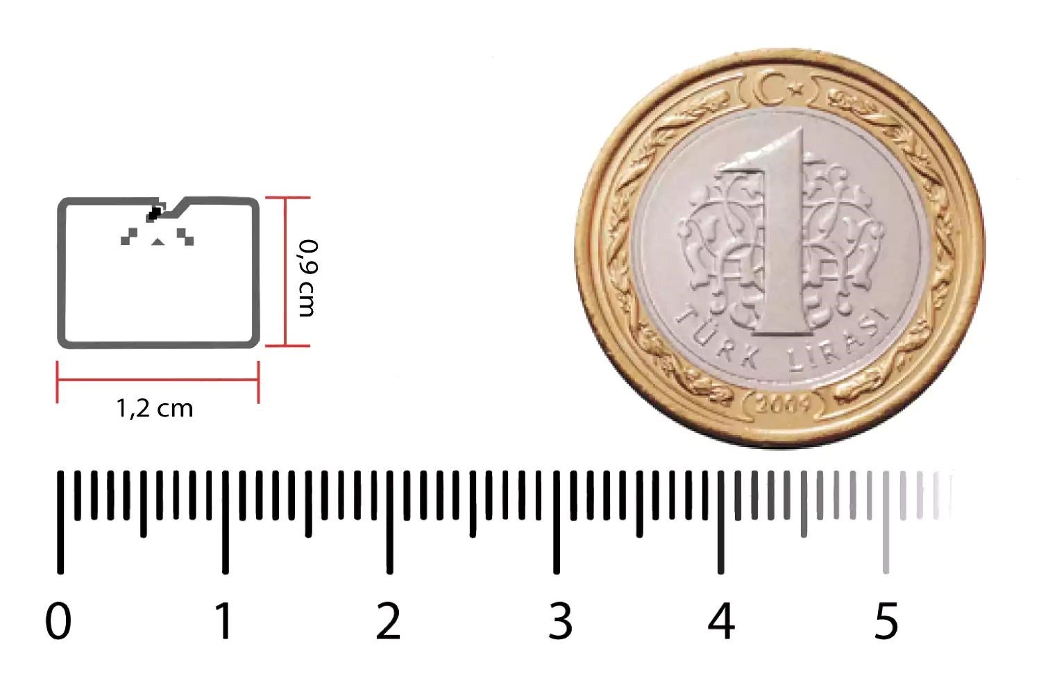 Alien ALN-9613 WET RFID Şeffaf Etiket