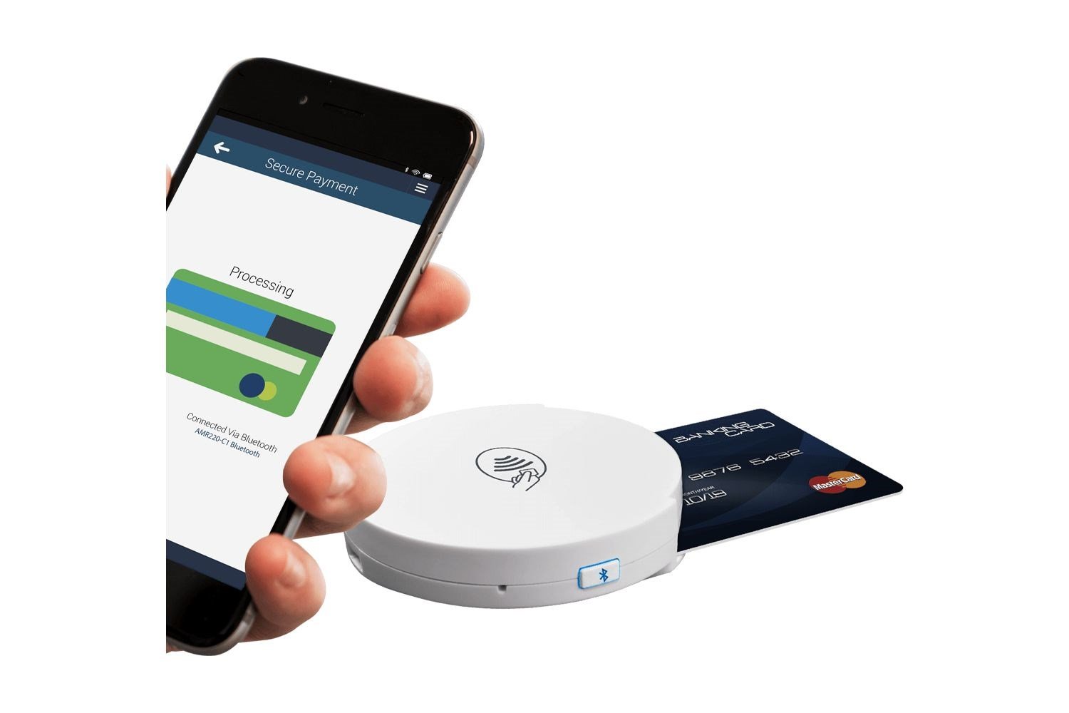 AMR220-C1 Bluetooth mPOS TEMASLI-TEMASSIZ AKILLI (SMART) KART OKUYUCU - KODLAYICI