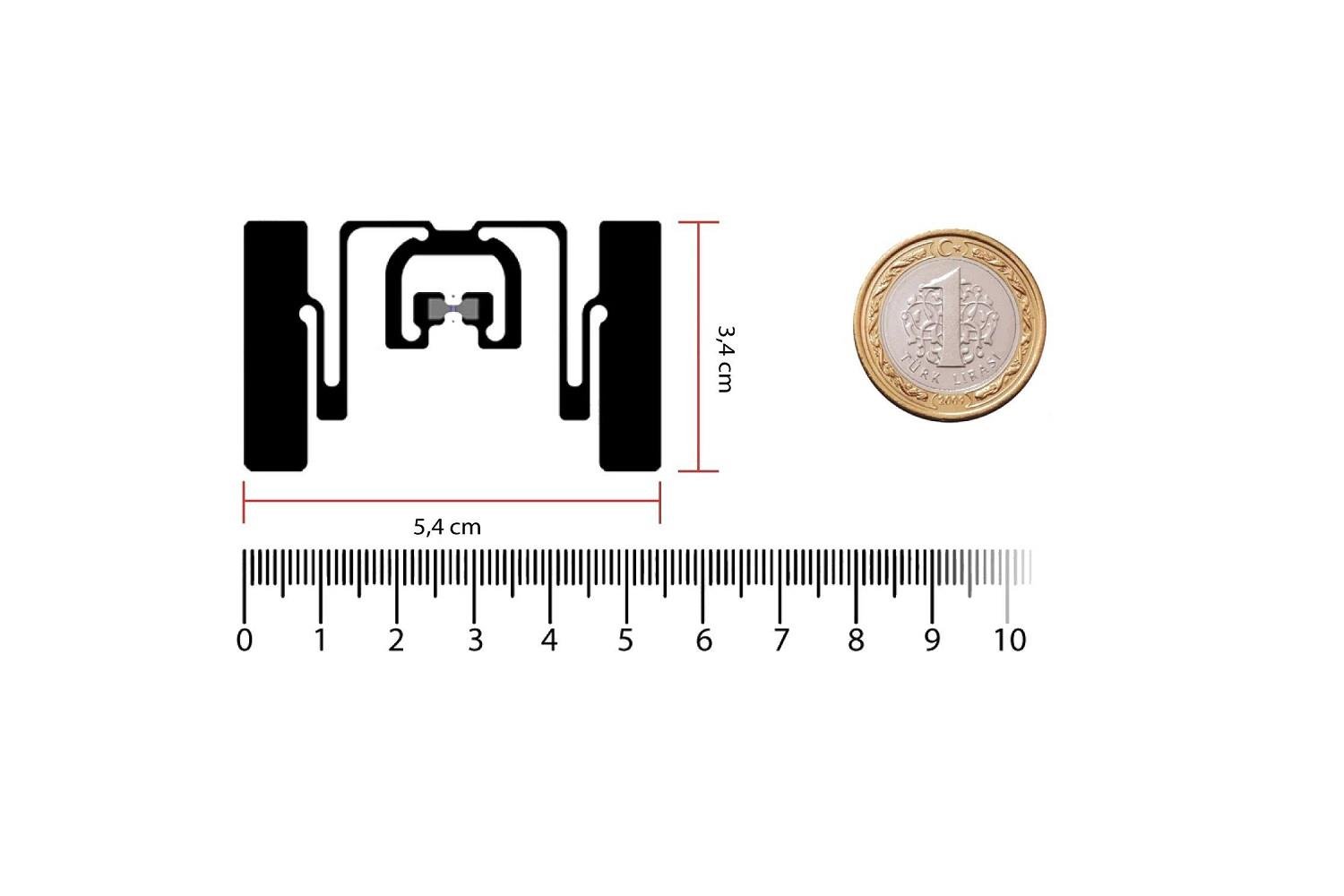 Avery Dennison AD-385u8 UHF RFID Etiket
