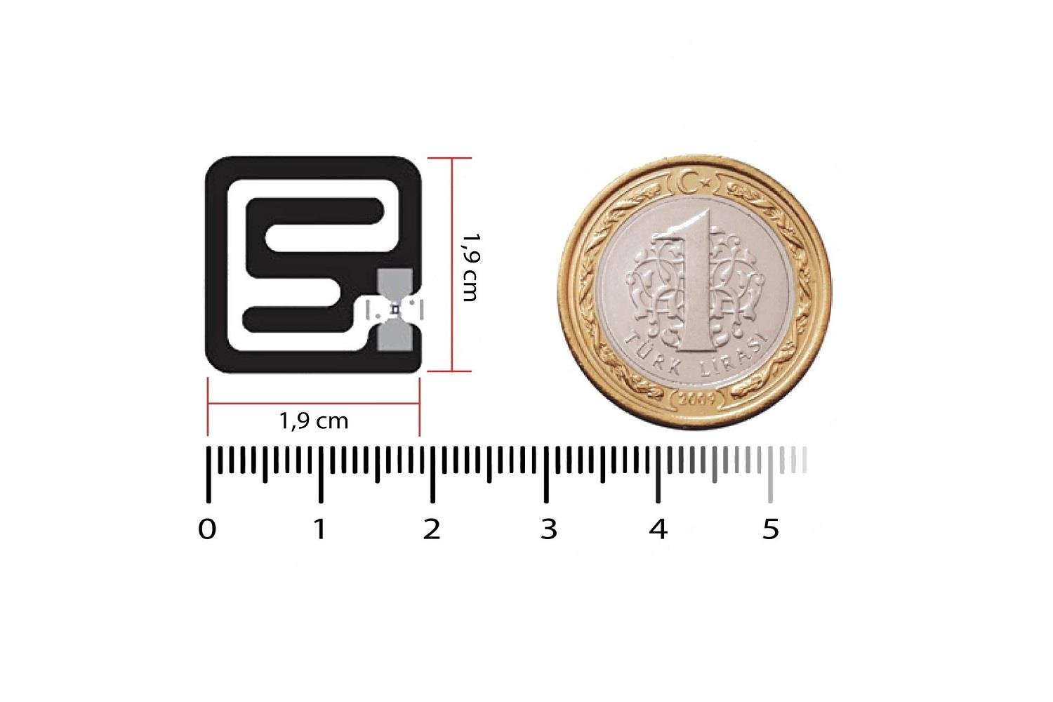 Avery Dennison AD-806u7 UHF RFID علامة