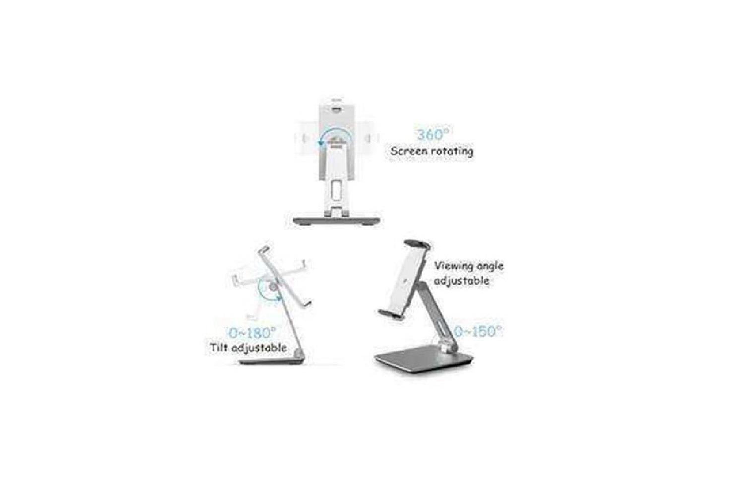 Ayarlanabilir Gri Telefon ve Tablet Standı 4.7 ~ 12.9 inç