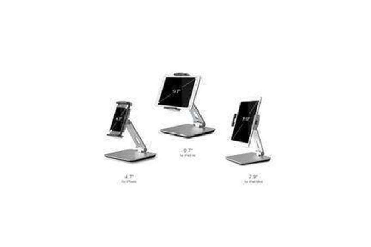 Ayarlanabilir Gri Telefon ve Tablet Standı 4.7 ~ 12.9 inç
