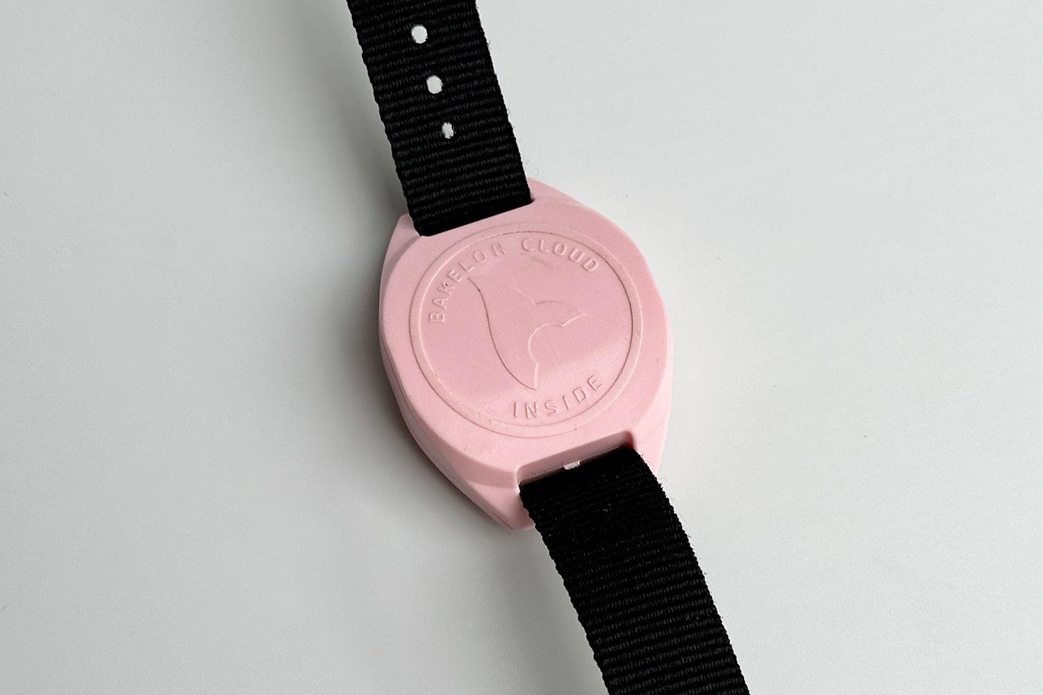 Bakelor Aktif RFID Pembe Ayarlanabilir Bileklik Tag