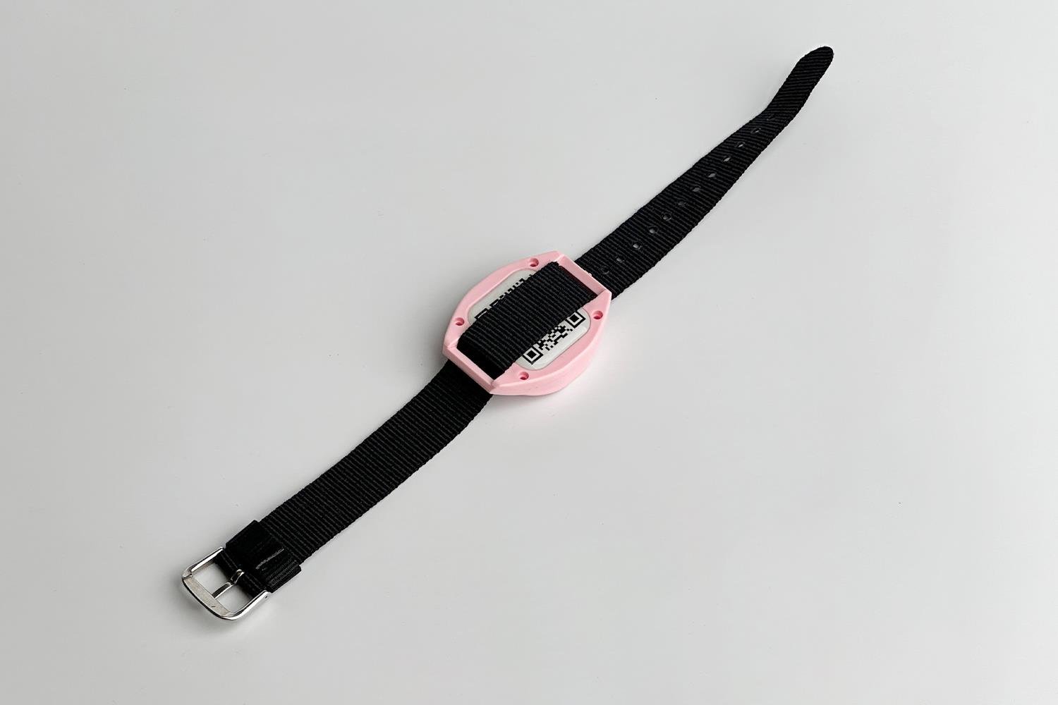 Bakelor Aktif RFID Pembe Ayarlanabilir Bileklik Tag