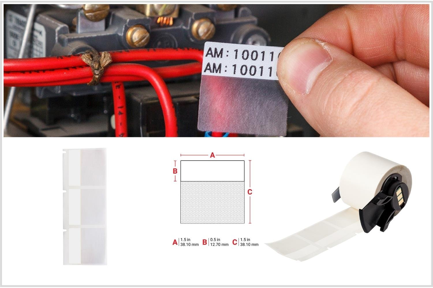 Brady M6-32-427 Yüksek Performanslı Endüstriyel Etiket (Y5076942)