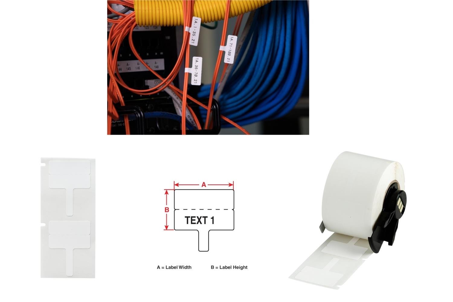 Brady Y5076543 ve M6-1-425-FT: Üst Düzey Dayanıklılıkla Tasarlanmış Etiketler