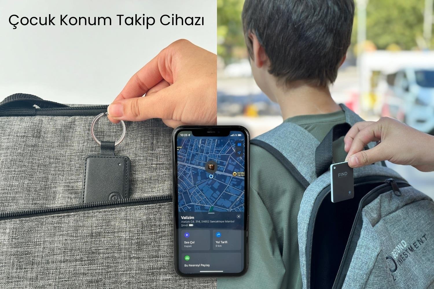Çocuk Çantası İçin Akıllı Takip Cihazı