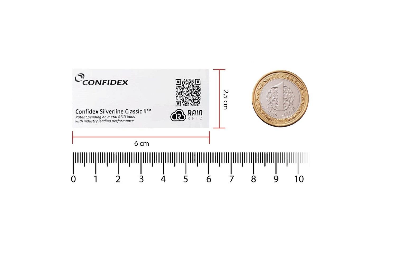 Confidex Silverline Classic ll RFID Etiket