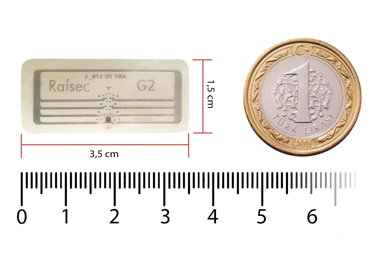 G2 Rafsec RFID Etiket