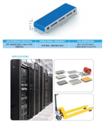 Metal Üstü RFID Etiket RF Binder 15505