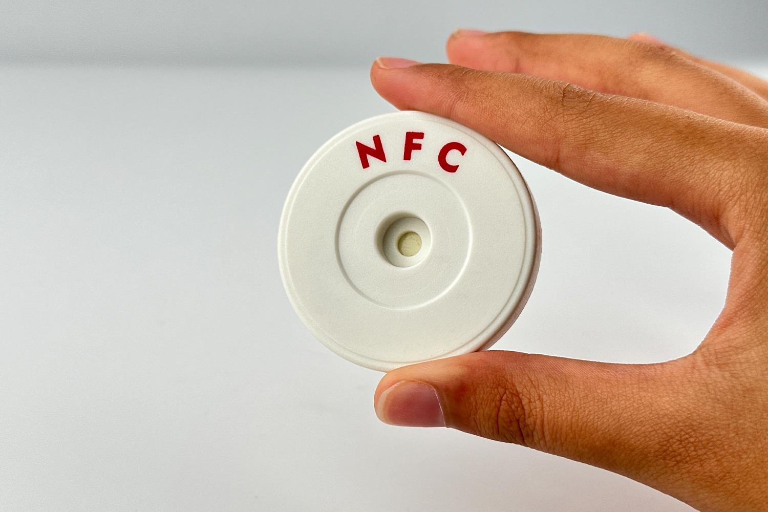 NFC Etiket 50mm Dİa Metal Üstü