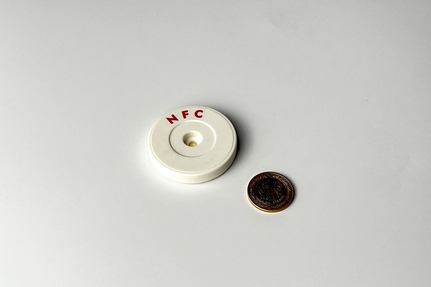 NFC Etiket 50mm Dİa Metal Üstü