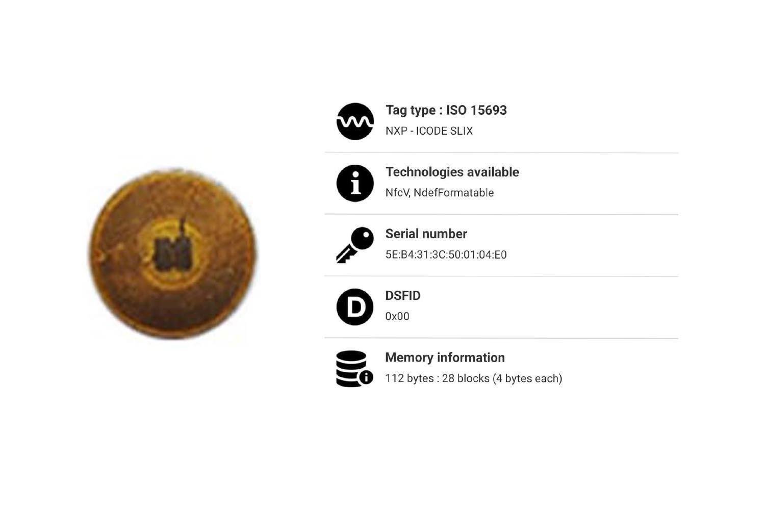 Nfc Etiket Nf06d 6mm Dia