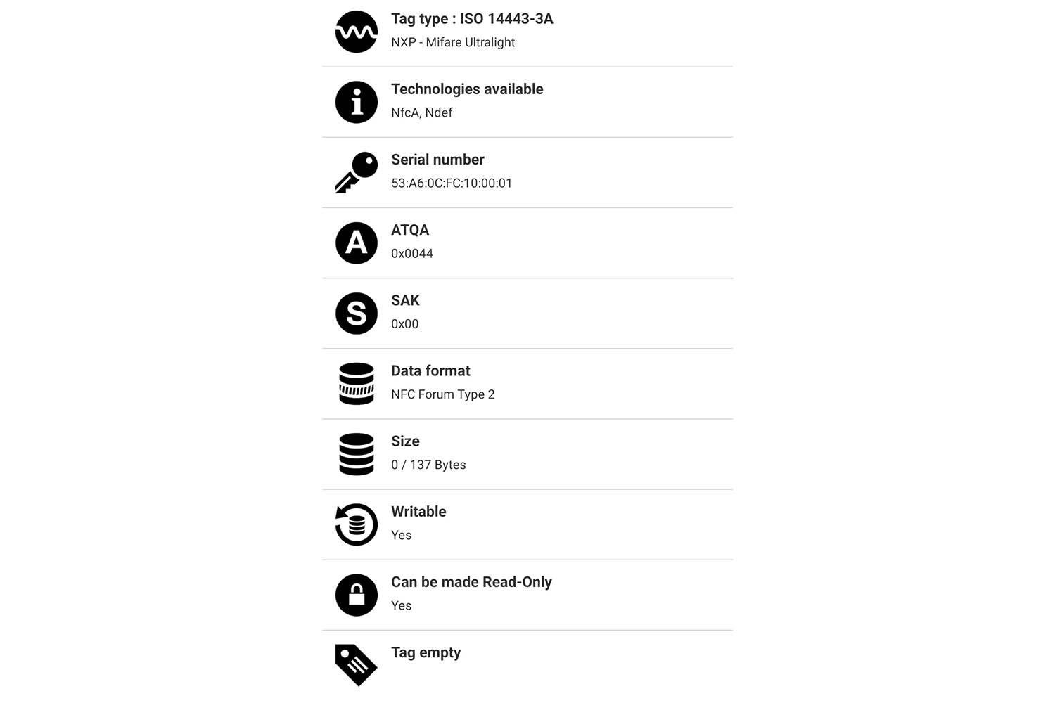 NFC FM08 Silikon Bileklik - Dark Gri