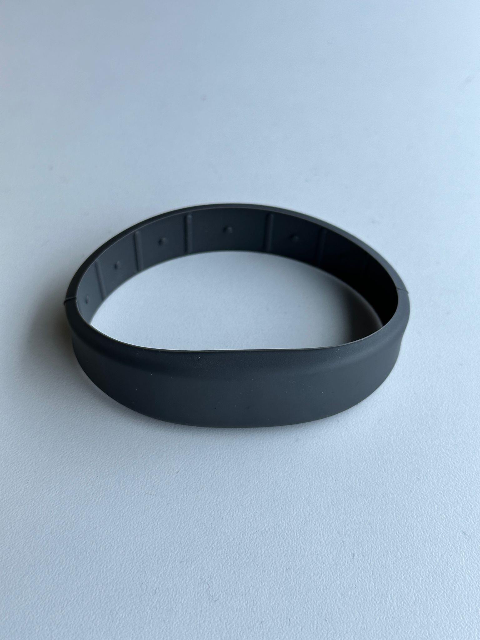 NFC FM08 Silikon Bileklik - Dark Gri