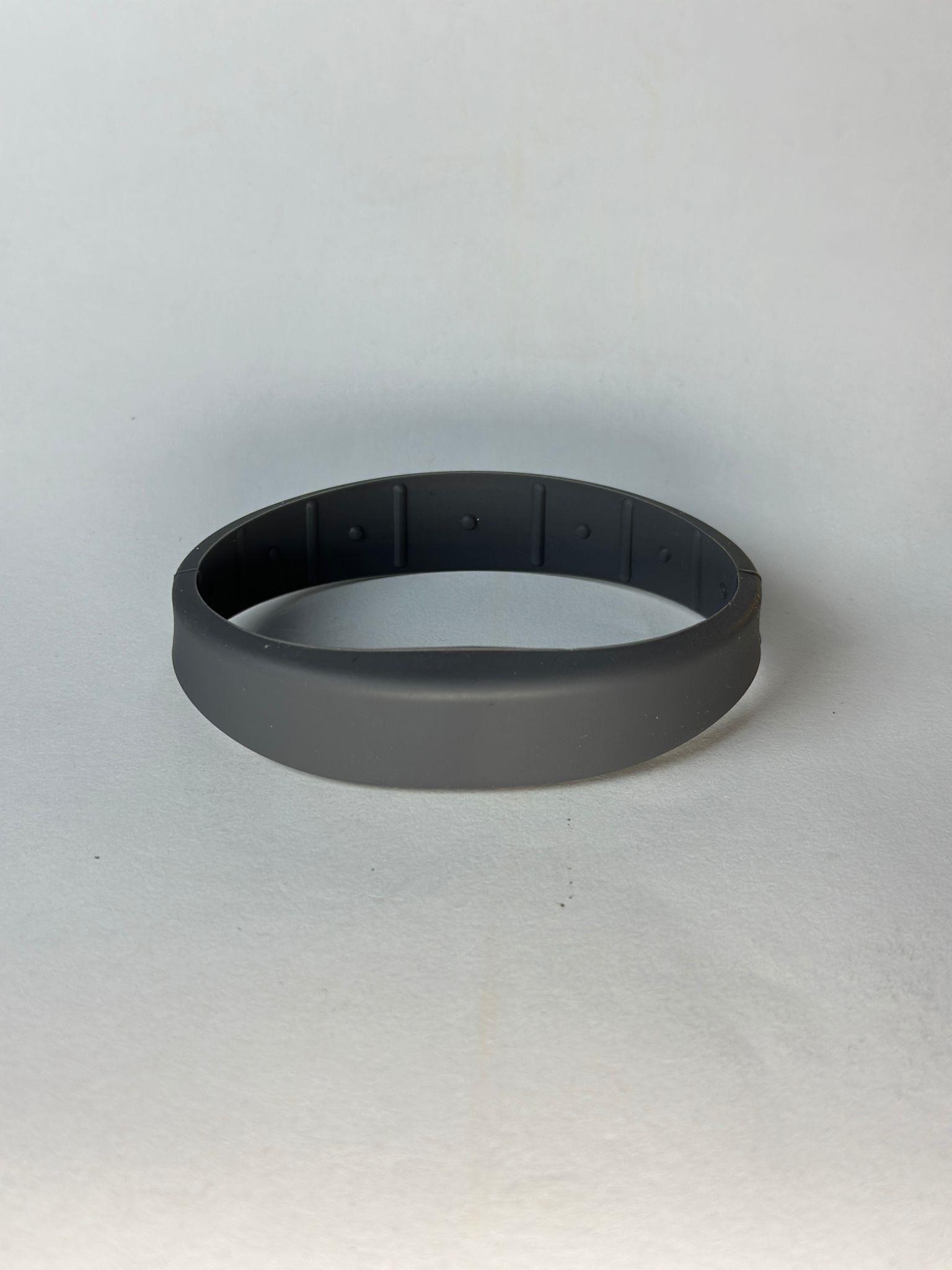 NFC FM08 Silikon Bileklik - Dark Gri