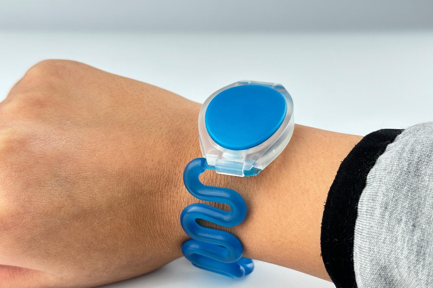 NFC / HF RFID Bileklik Dalgalı Mavi