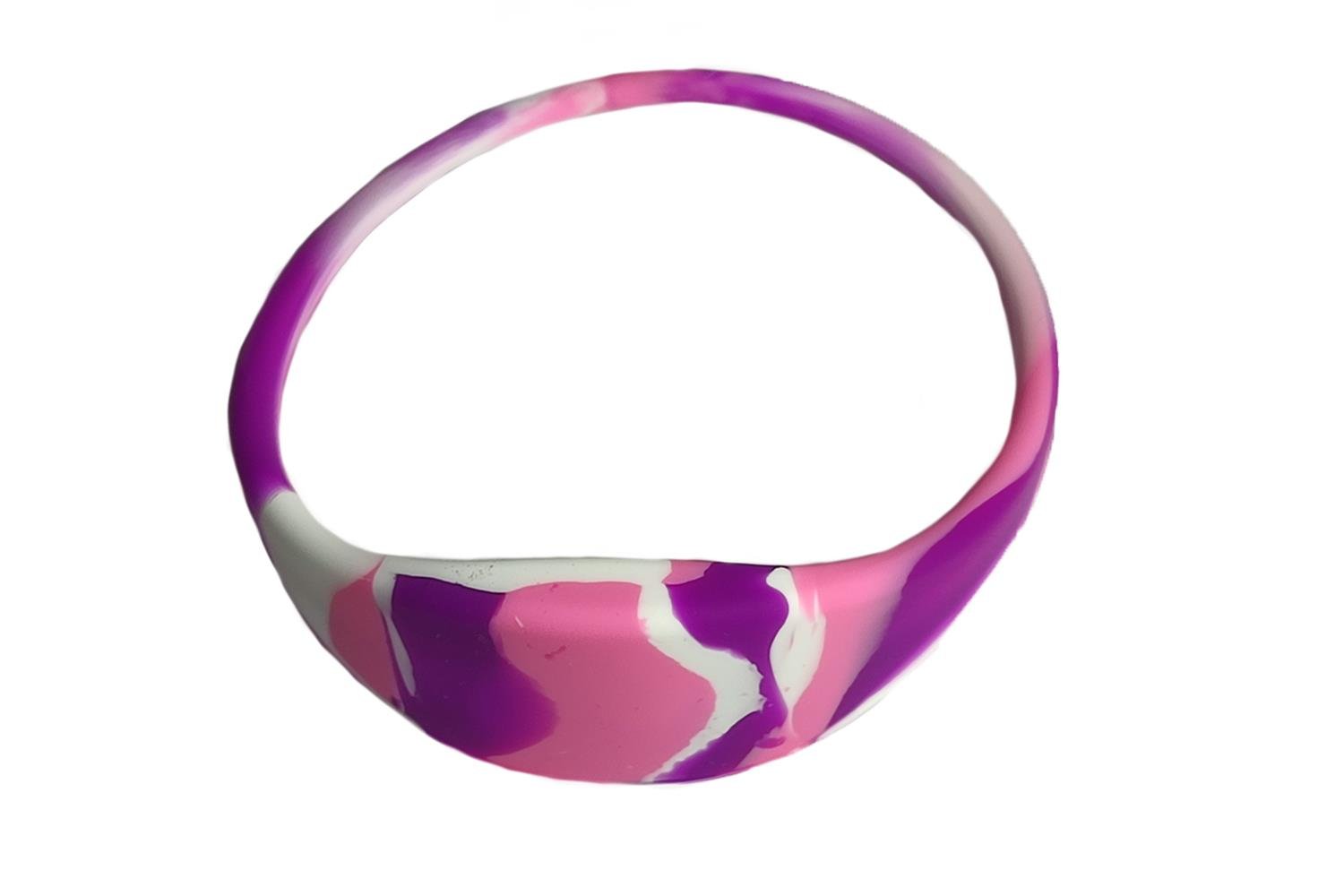 NFC / HF RFID Bileklik Silikon Pembe