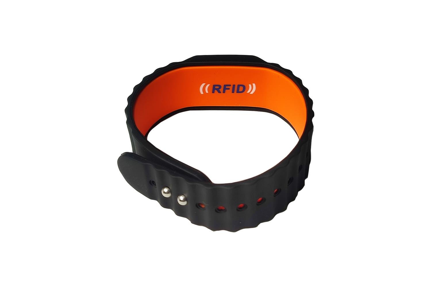 NFC / HF RFID Bileklik Siyah Turuncu G18