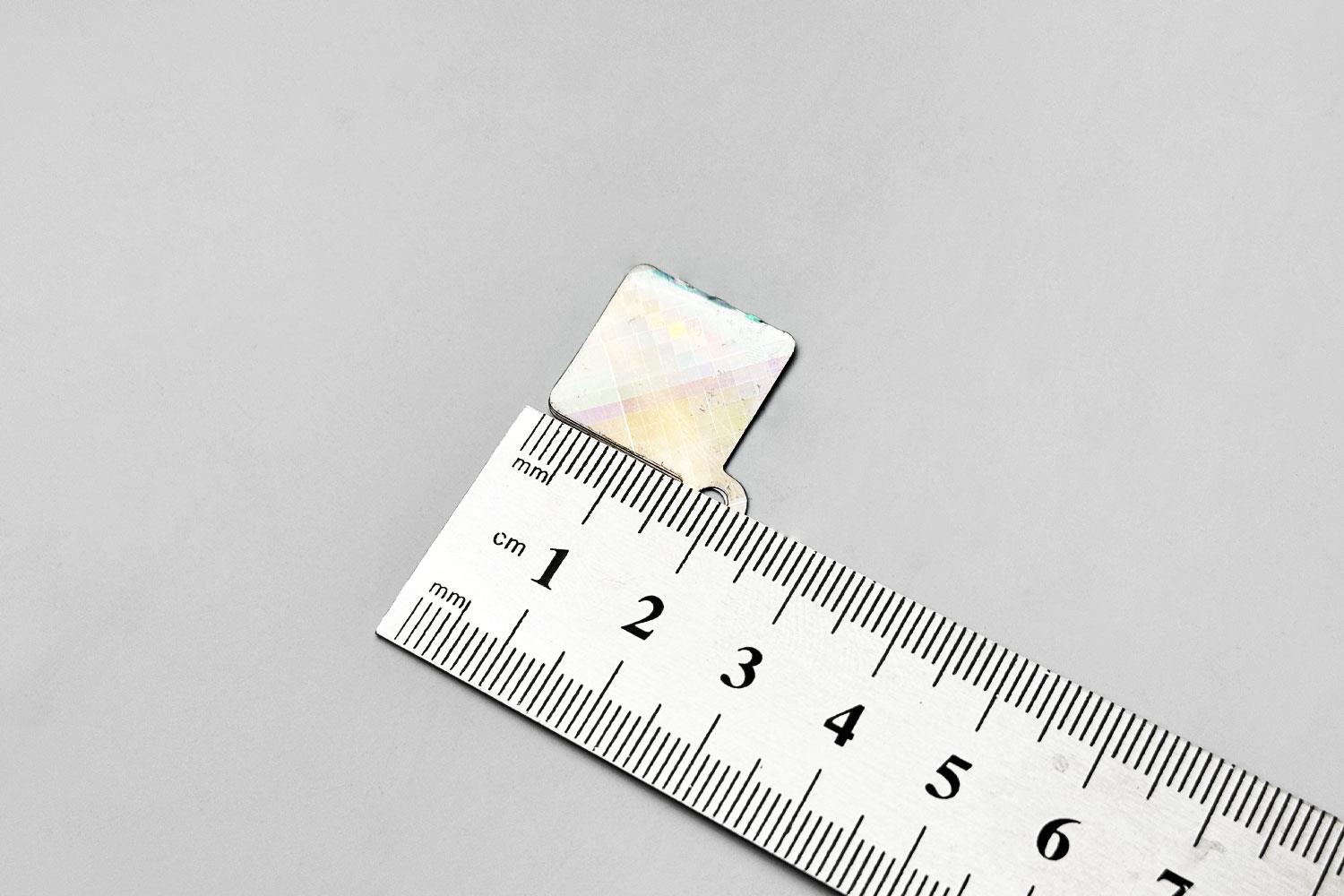 NFC Kuyum Etiketi Özel Kaplama Kristal Desenli 15x15