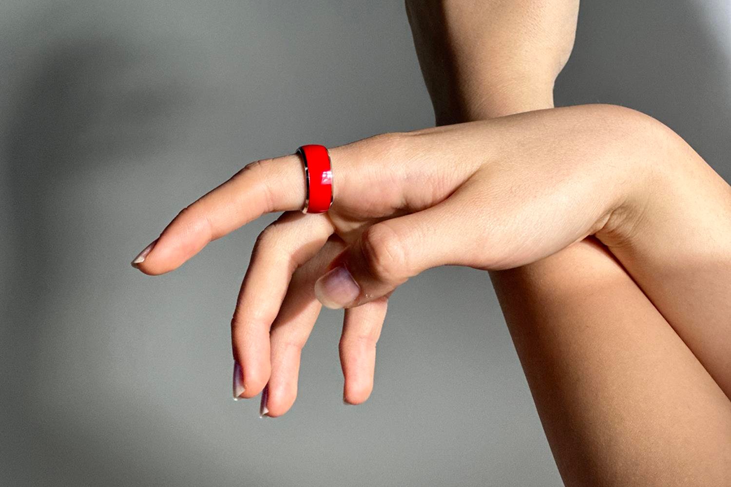 NFC Yüzük Metal Kırmızı