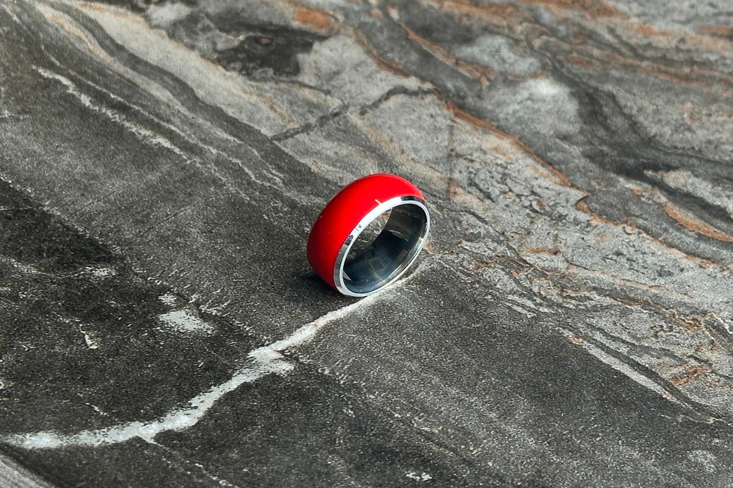 NFC Yüzük Metal Kırmızı