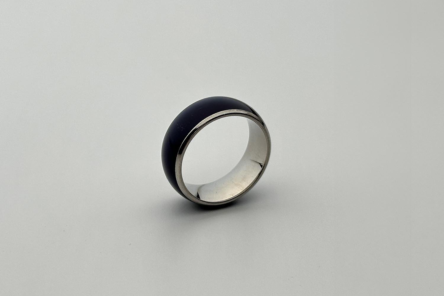 NFC Yüzük Metal Lacivert