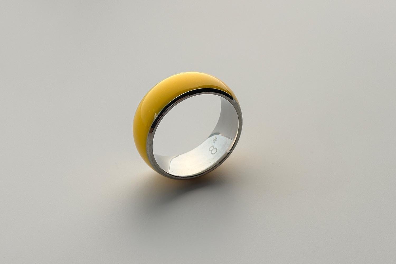 NFC Yüzük Metal Sarı