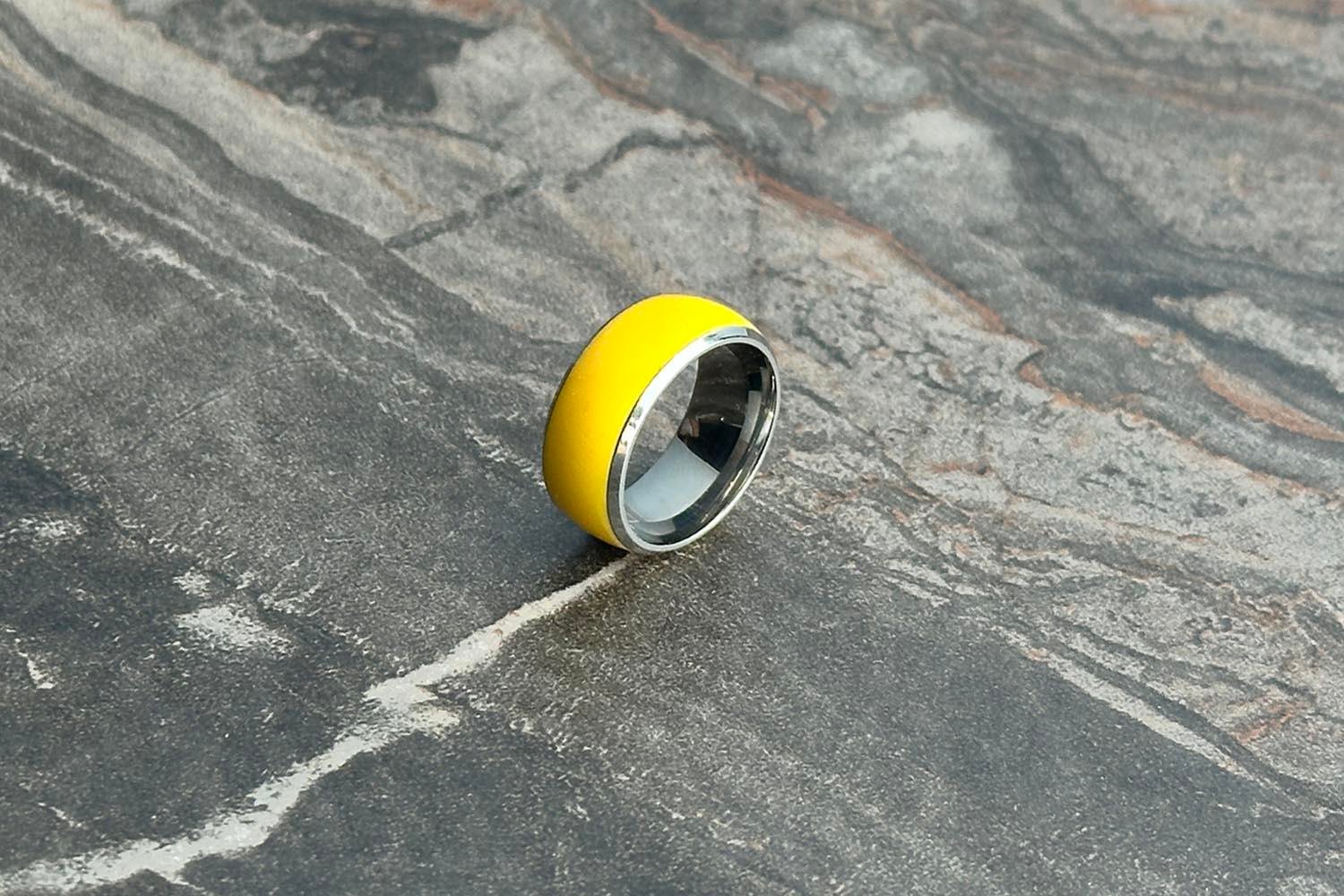NFC Yüzük Metal Sarı