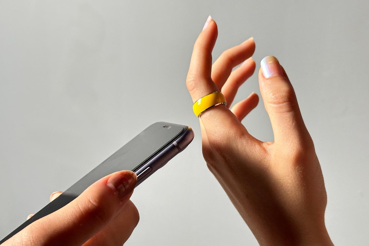 NFC Yüzük Metal Sarı