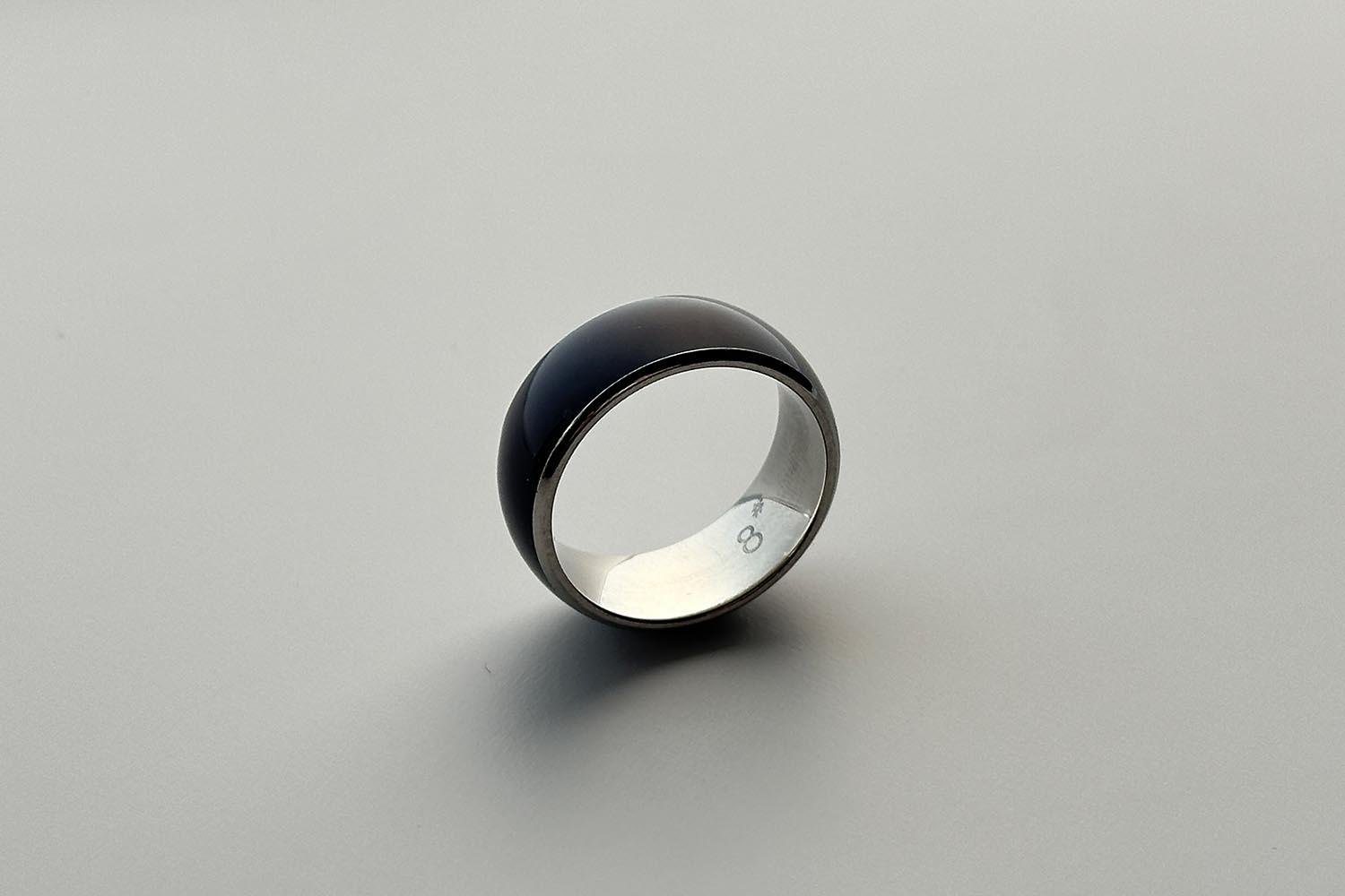 NFC Yüzük Metal Siyah