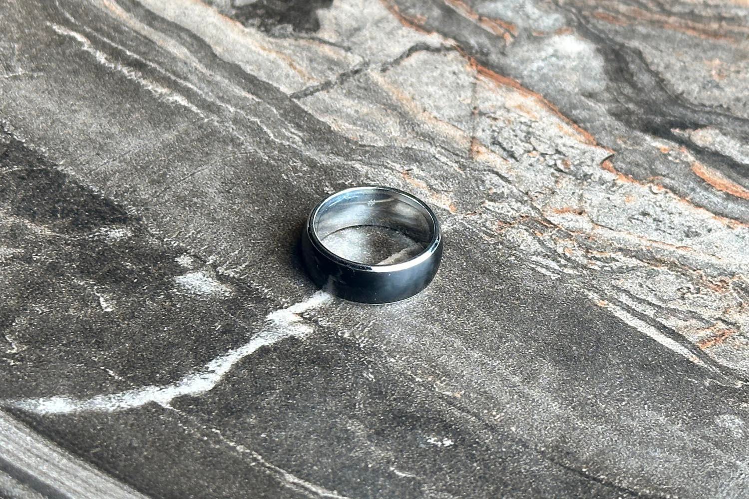 NFC Yüzük Metal Siyah