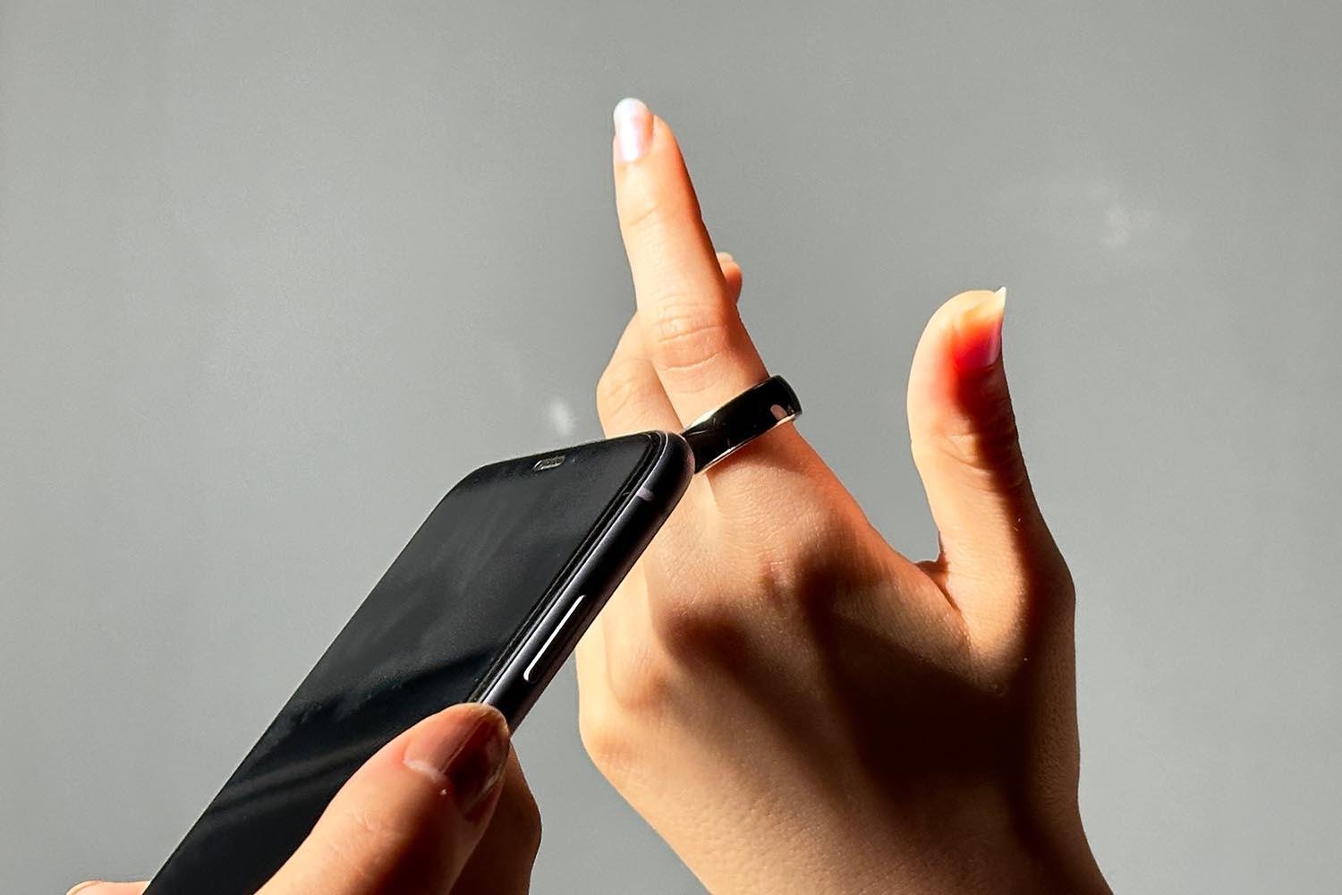 NFC Yüzük Metal Siyah