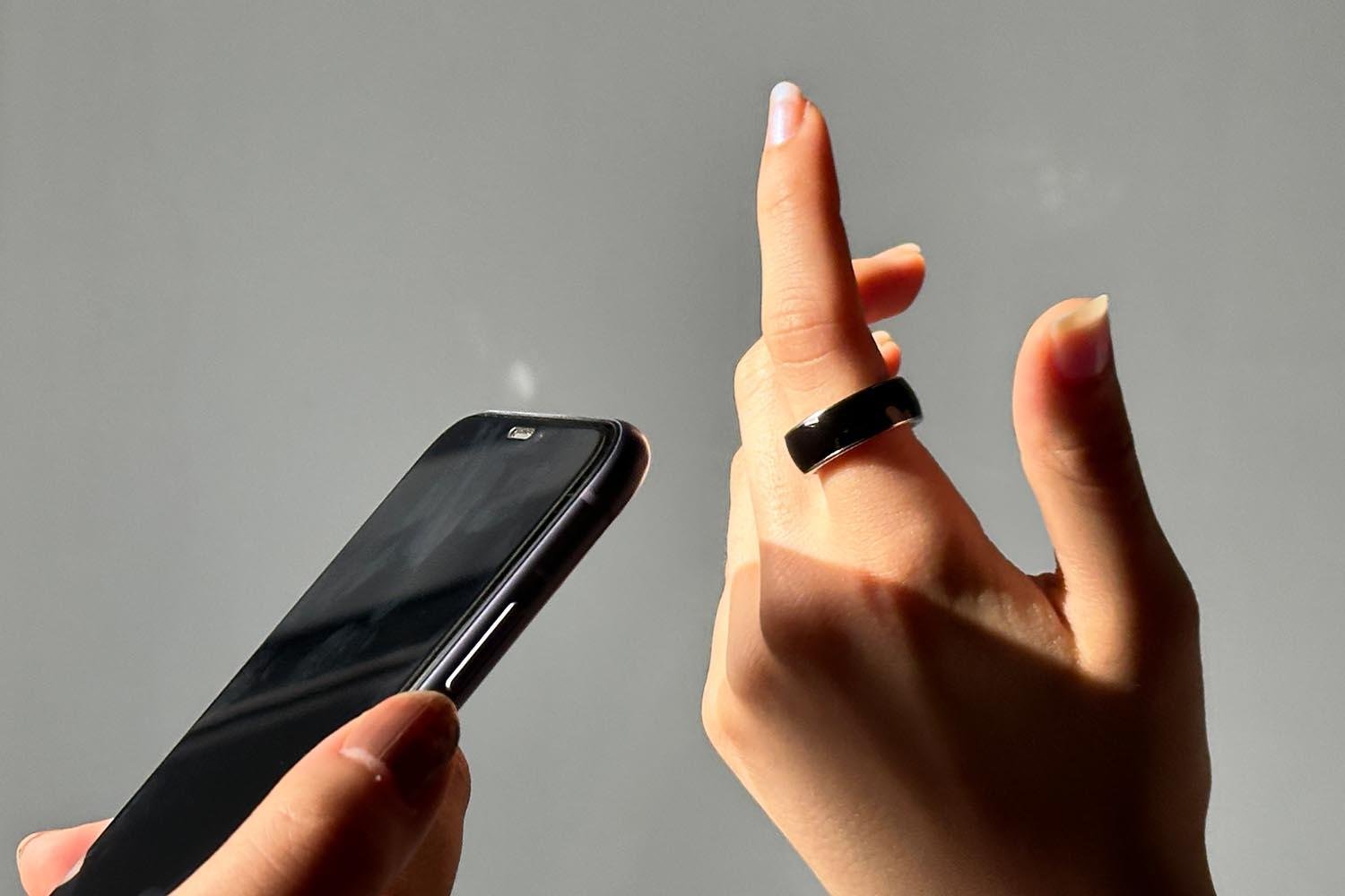 NFC Yüzük Metal Siyah