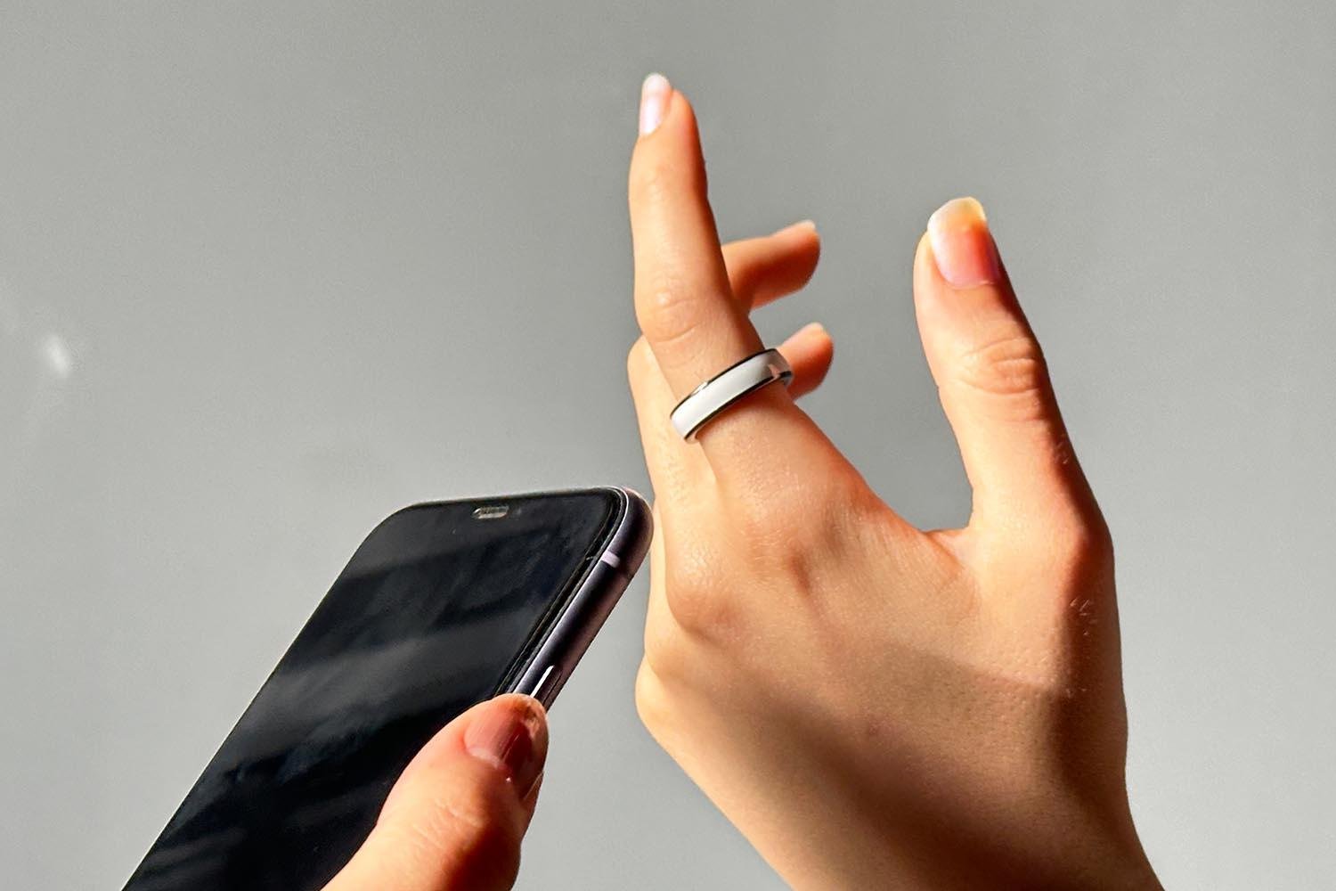 NFC Yüzük Seramik Beyaz