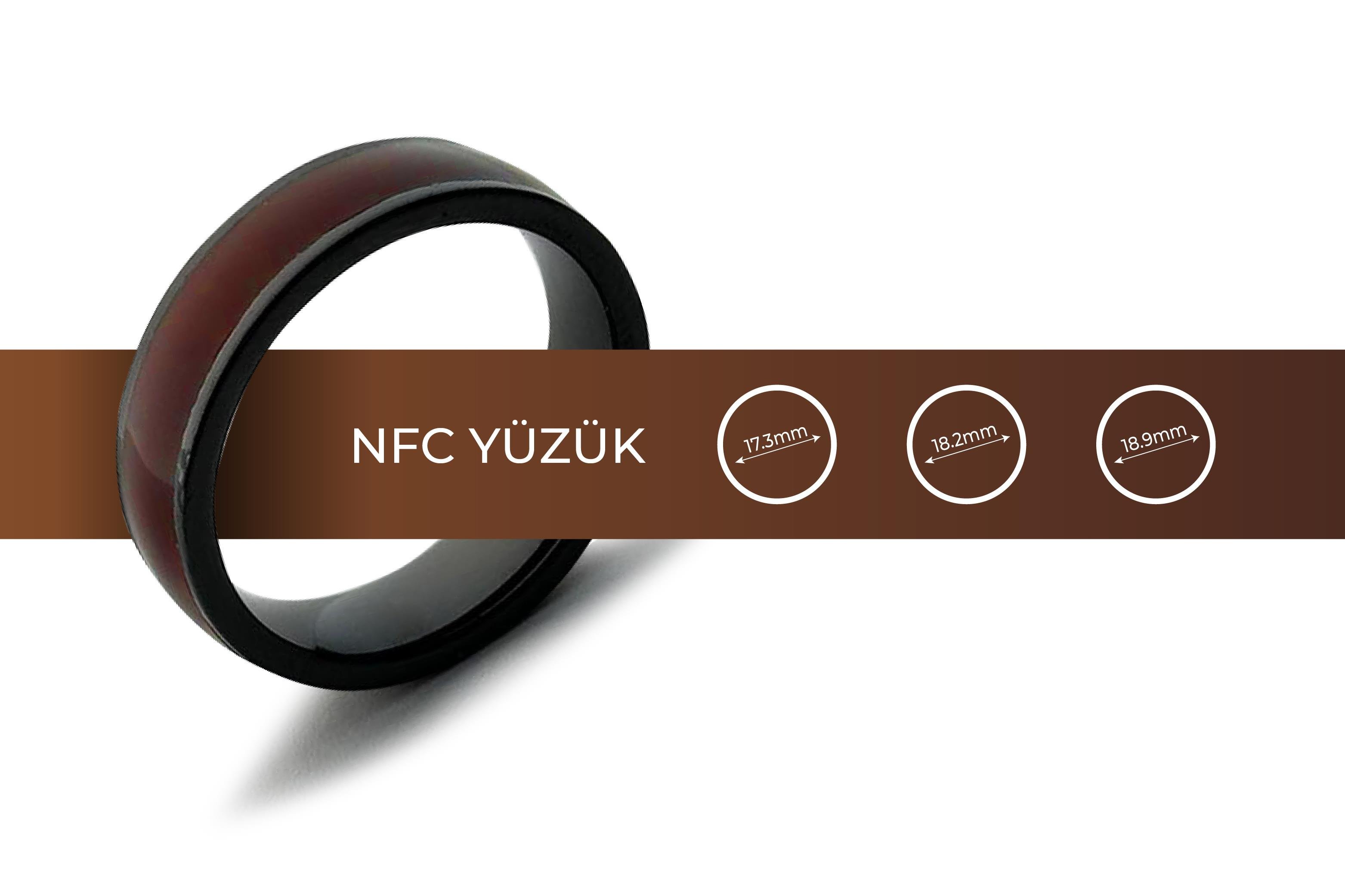 NFC Yüzük Seramik Kahve