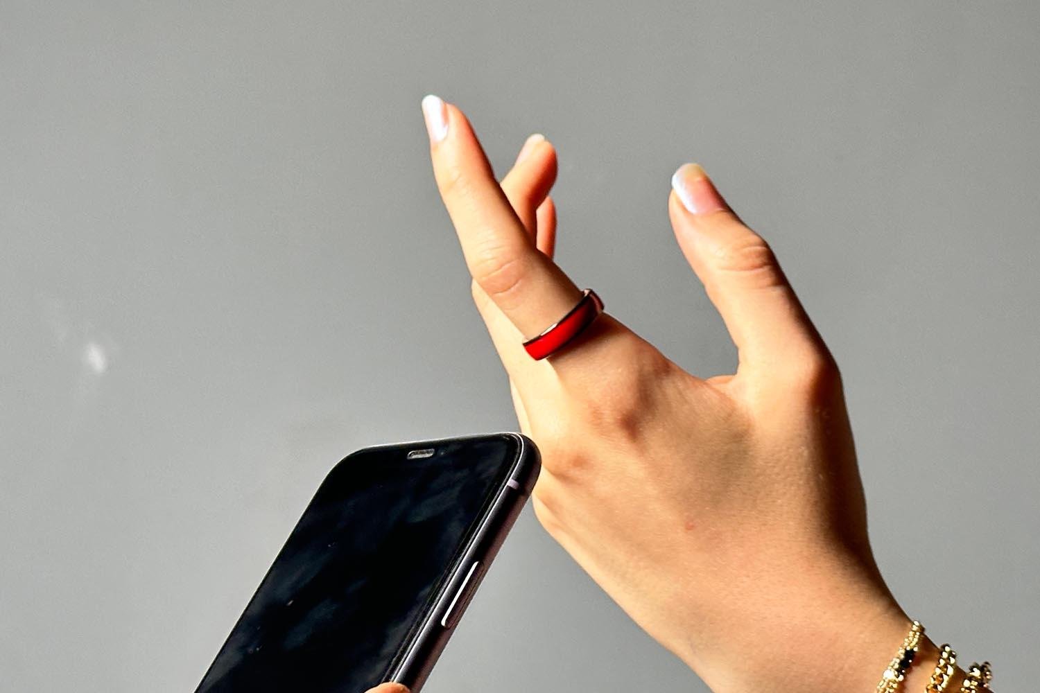 NFC Yüzük Seramik Kırmızı