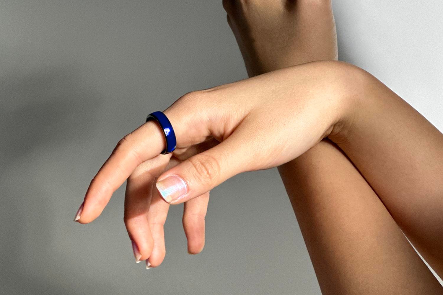 NFC Yüzük Seramik Lacivert