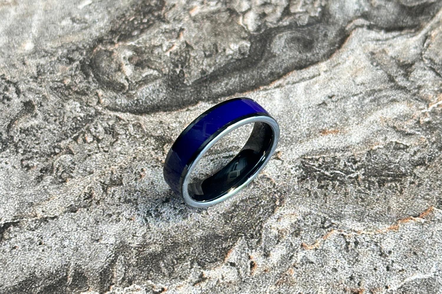 NFC Yüzük Seramik Lacivert