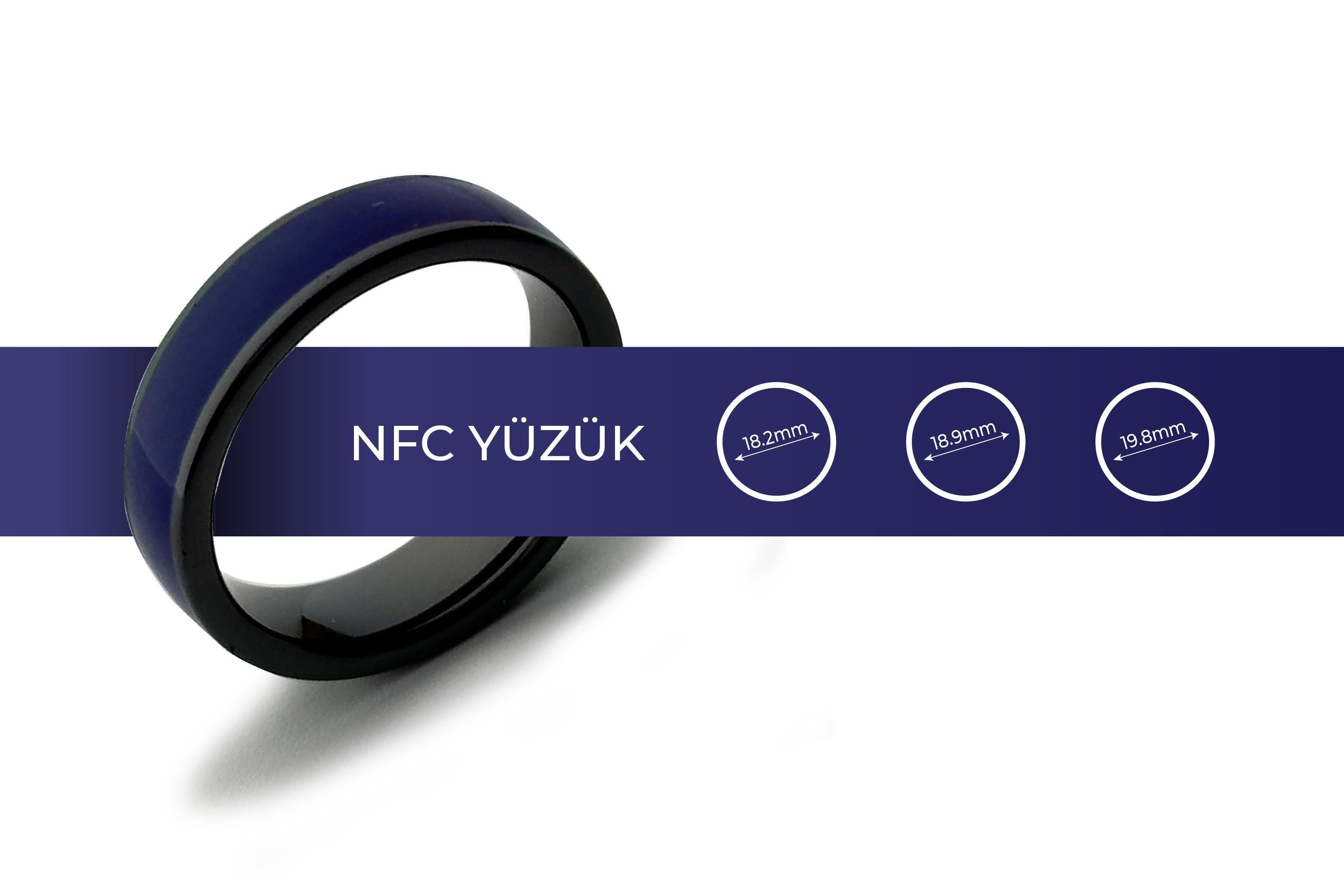 NFC Yüzük Seramik Lacivert
