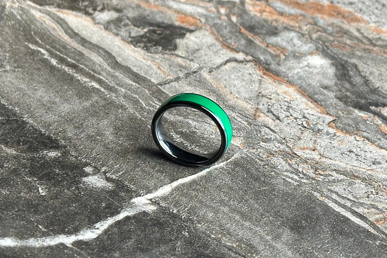 NFC Yüzük Seramik Yeşil