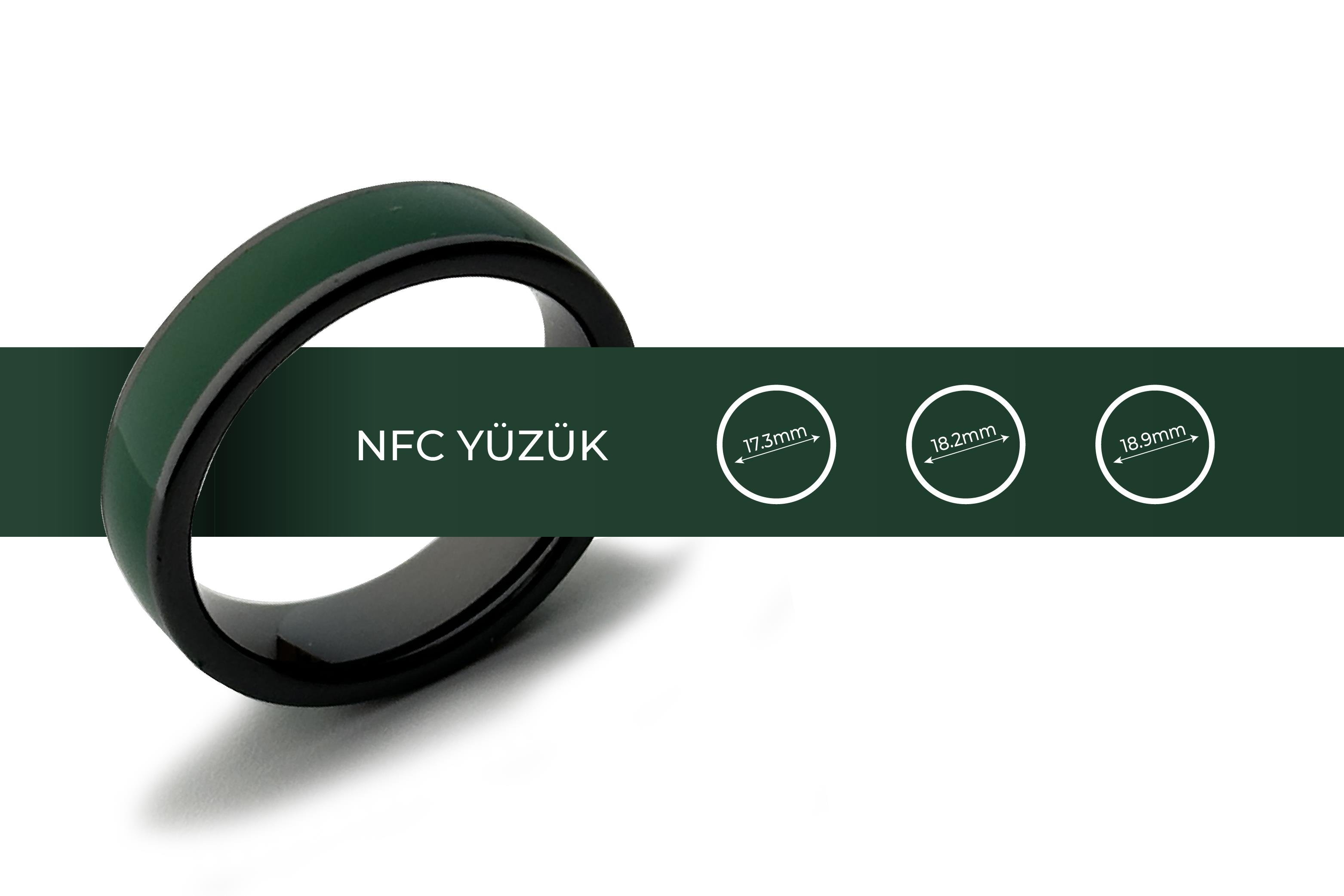 NFC Yüzük Seramik Yeşil