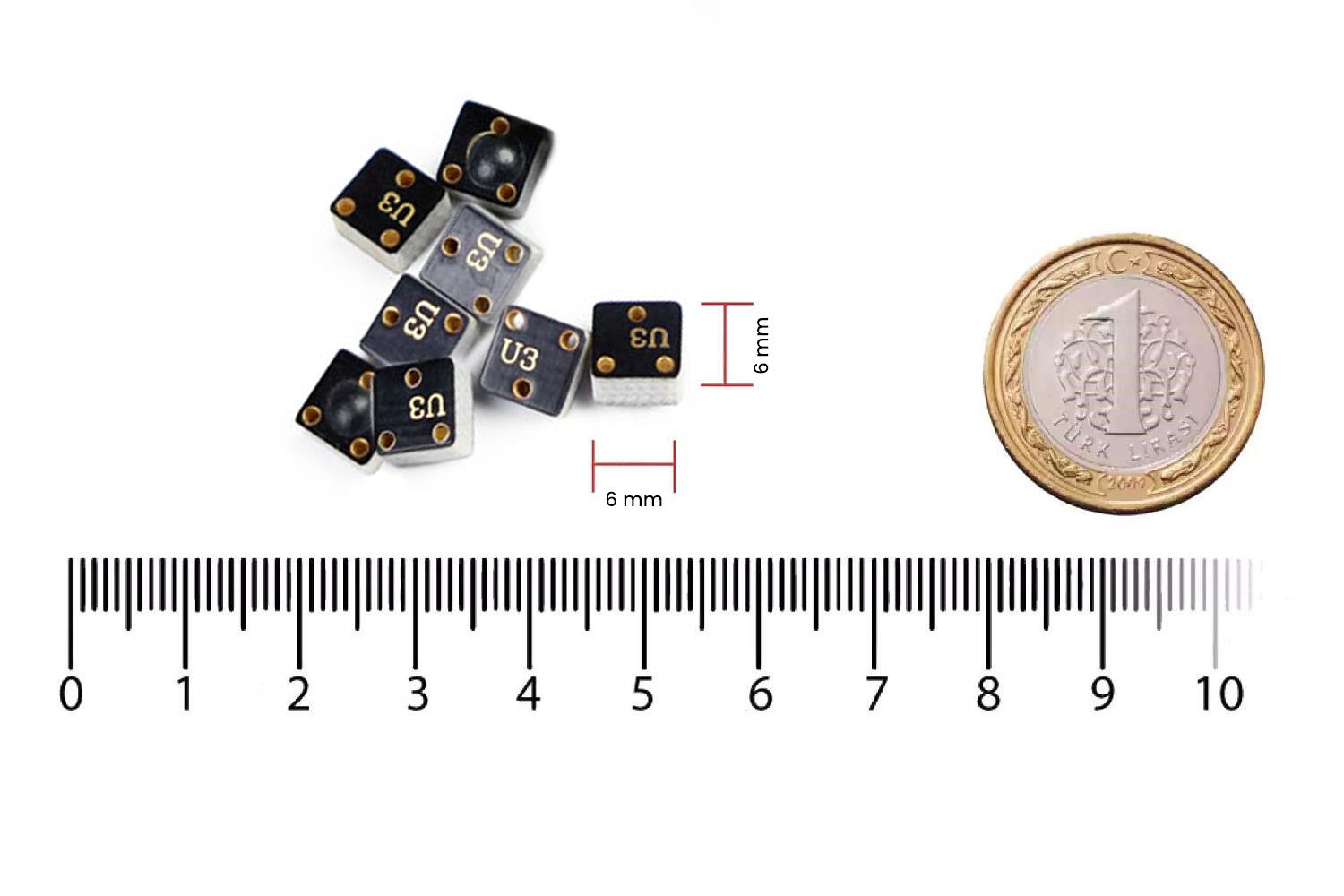 RFGate Mikro Metal Üstü Etiket 6x6mm