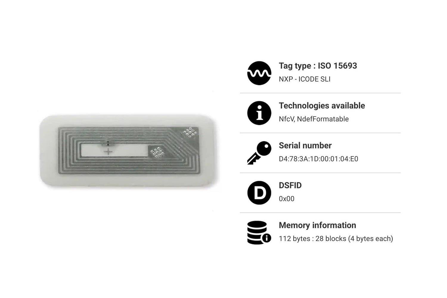 RFGate NF21601 NFC / HF RFID Etiket