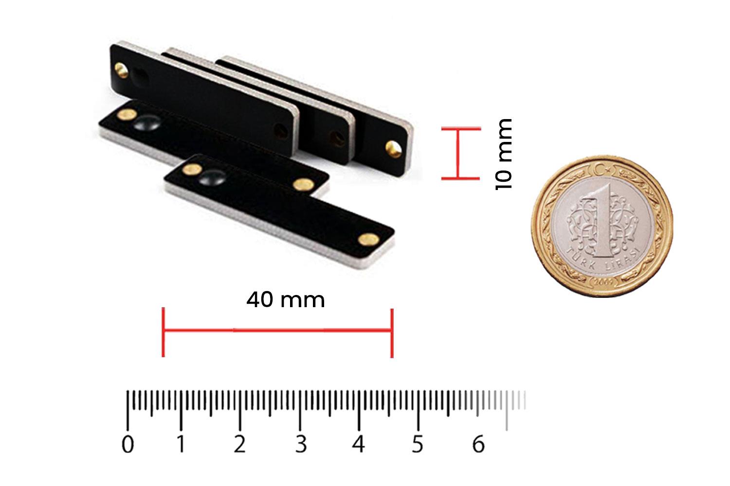 RFGate Rfid Metal Üstü Araç Takip Etiketi 40x10mm