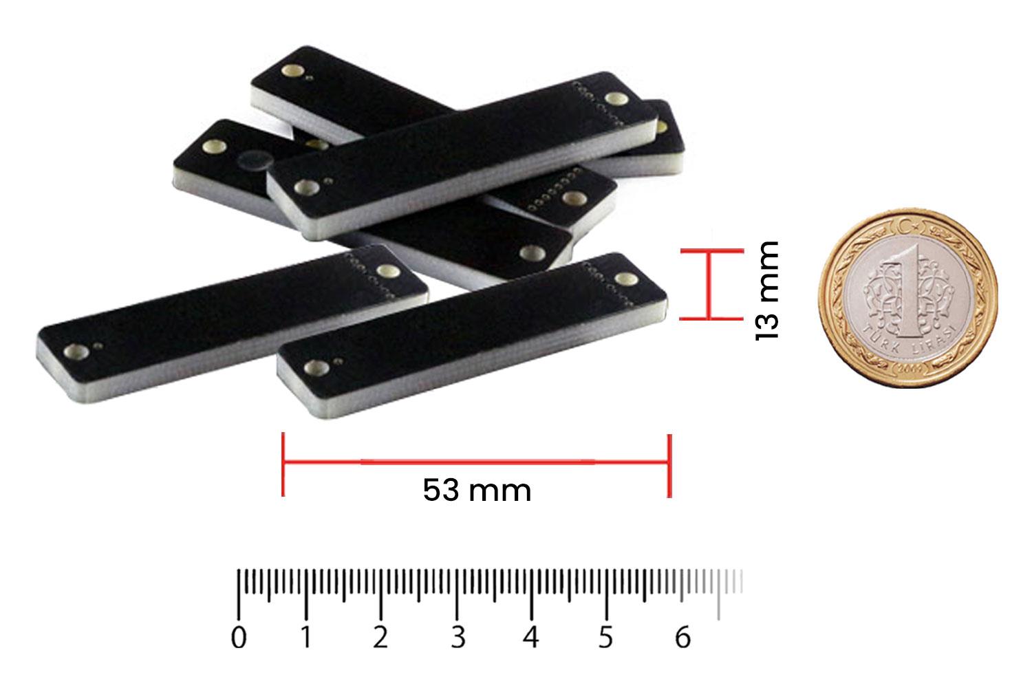 RFGate Rfid Metal Üstü Depo Takip Etiketi 52x13mm