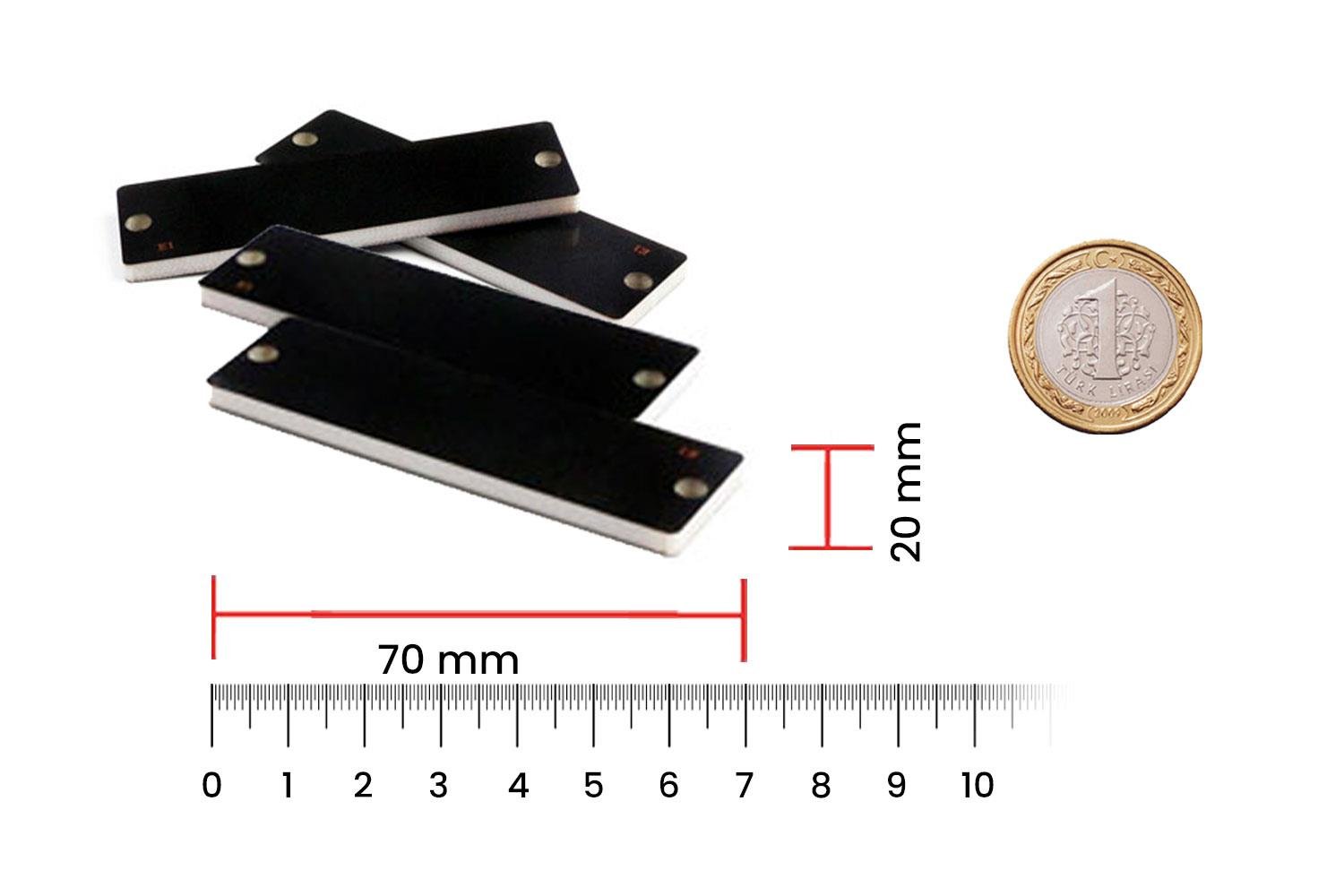 RFGate Rfid Metal Üstü Ekipman Varlık Etiketi 70x20mm