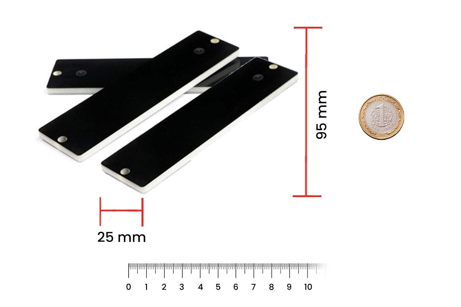 RFGate Rfid Metal Üstü UHF Varlık Etiketi 95x25mm