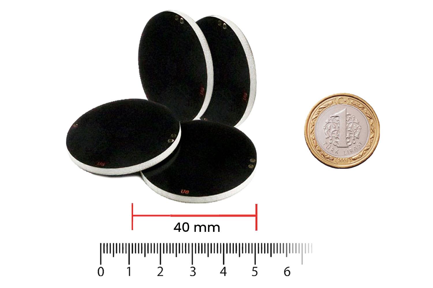 RFGate Rfid Metal Üstü Varlık İzleme Etiketi Dia 40mm